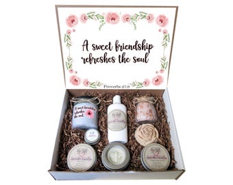 Christian Friendship Gift Box | Proverbs 27:9 Self Care Package