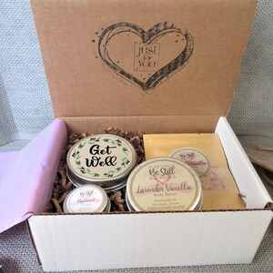 Get Well Soon Care Package | Self Care Gift Box | Get Well Spa Box | Feel Better Soon | Surgery Gift Box | Injury Gift | Recovery Gift