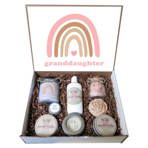 Granddaughter Gift | Birthday Gift Box | Congrats Gift | Graduation Gift Box | College Care Package | Self Care Gift Box | Spa Gift Box