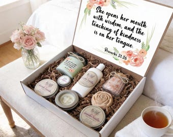 Proverbs 31 Christian Gift Box | Mother's Day Self Care Package