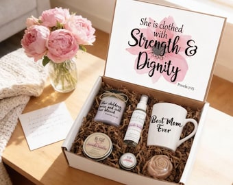 Christian Mom Gift Box | Proverbs 31, Self Care, Handmade Body Products, Mug