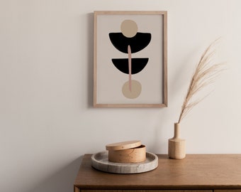 Abstract Art Print, Mid Century Modern Print, Mid Century Modern Art, Mid Century Modern Wall Art, Boho Wall Art, Boho Art Print