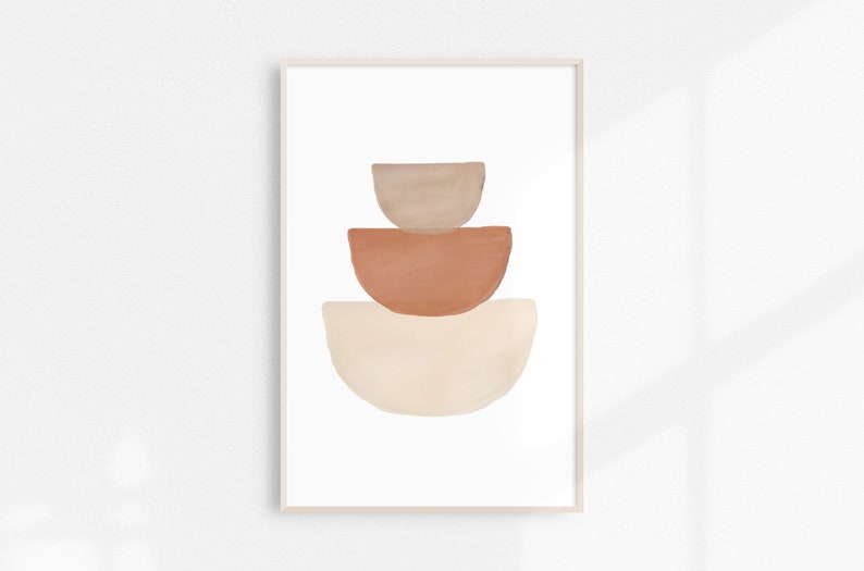 Set of 6 Neutral Nursery Wall Art Boho Gallery Wall Gender Etsy