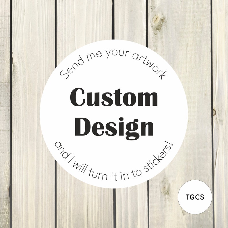 Custom Design Logo Stickers Matte or Glossy37mm 51mm 64mm Etsy UK