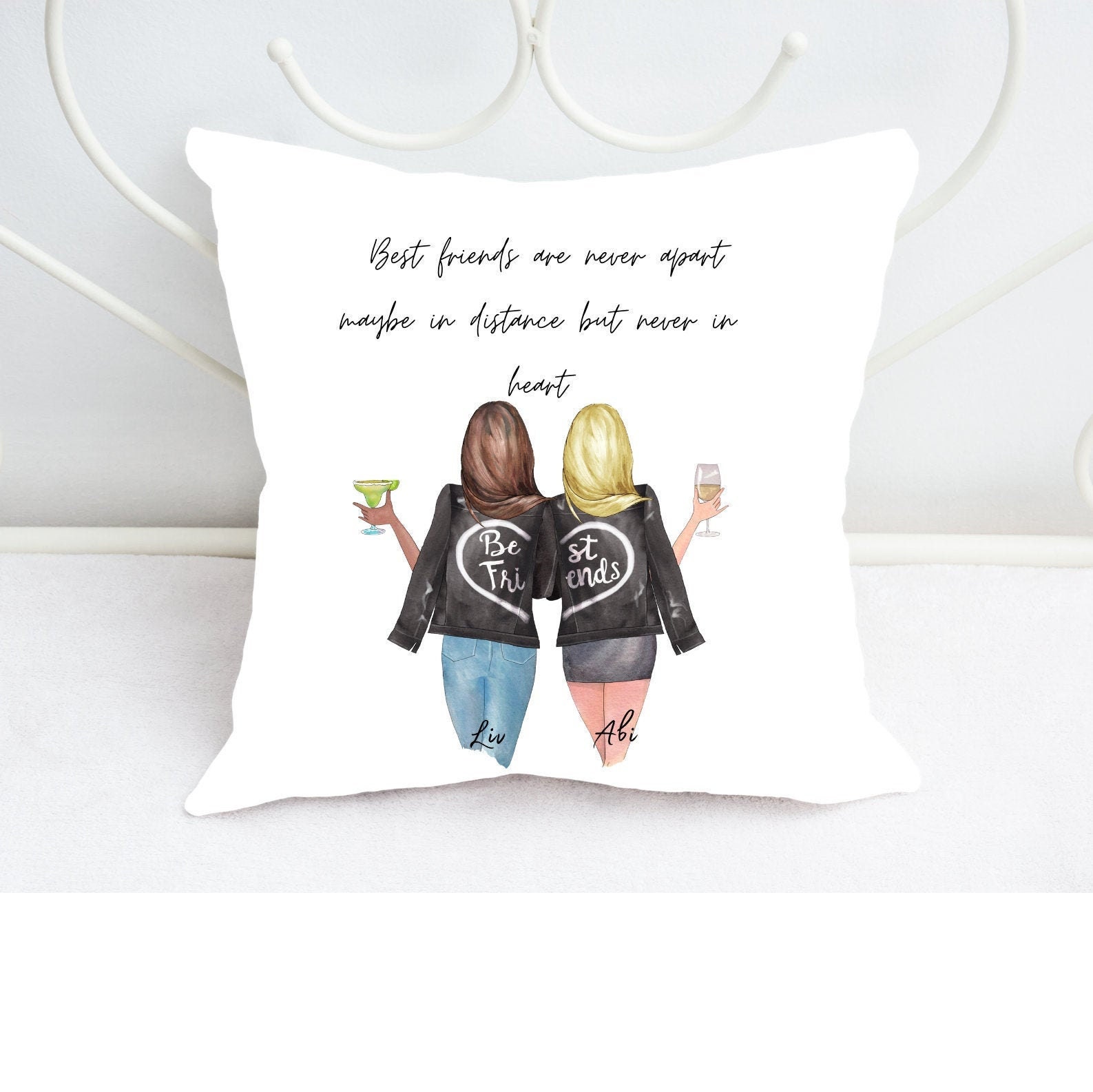 Best friends gift Best Friend Cushion Sister gift Birthday Etsy