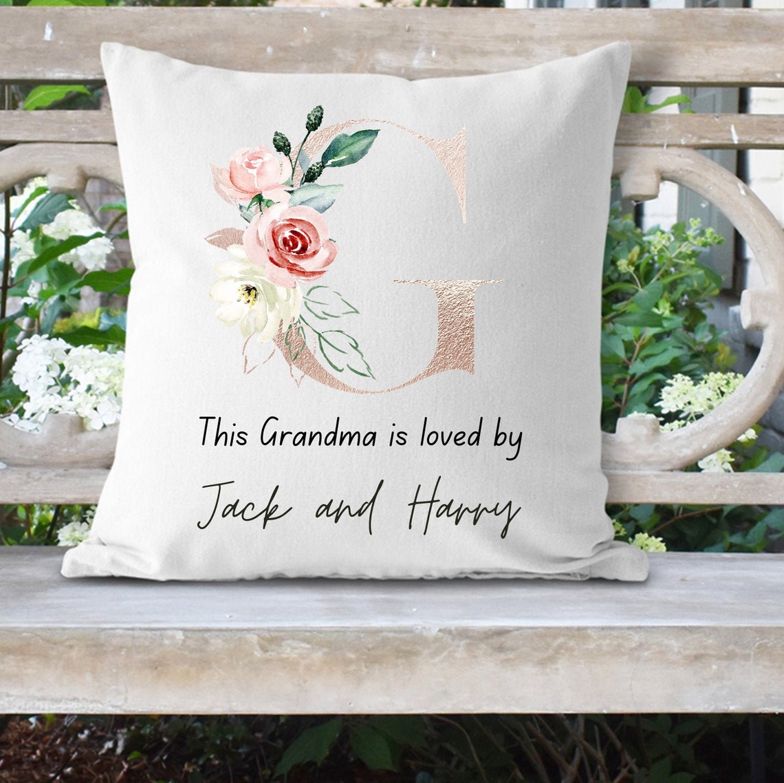 Personalised Nanny Cushion Nanny Gift Cushion Mothers Day