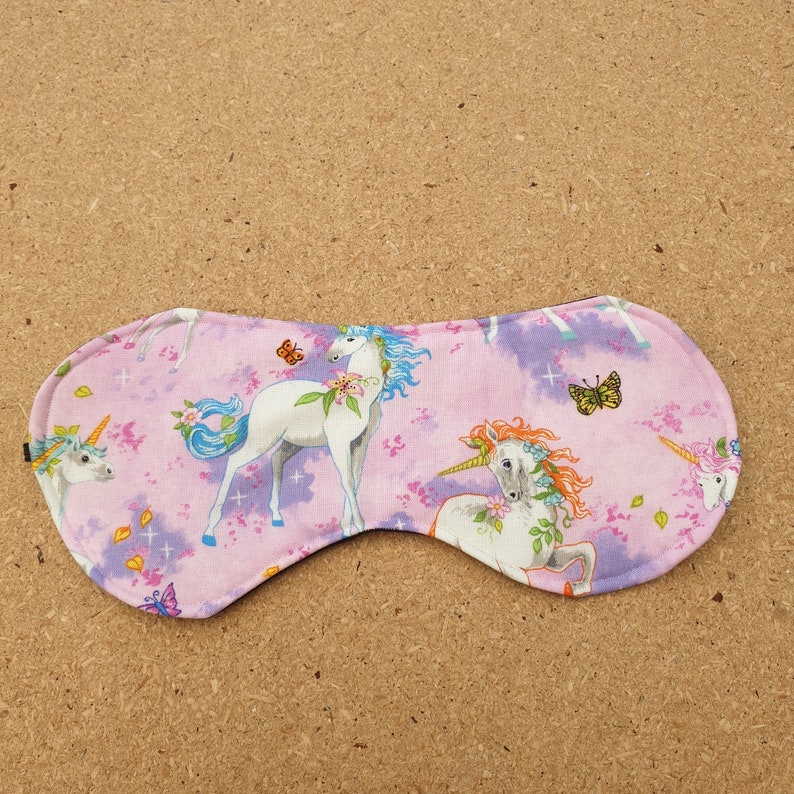 Handmade 100% cotton sleep masks Unicorn