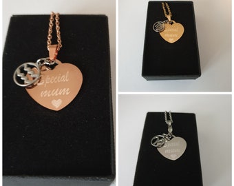 Zodiac Necklace, Personalised with Engraving, Star Signs, Name & Date Engraved