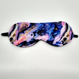 Handmade 100% cotton sleep masks marble cotton