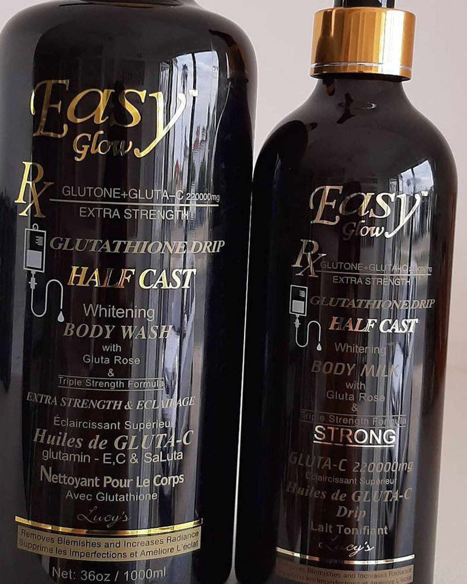 Easy Glow Glutathione Drip Shower Gel And Body Lotion Etsy