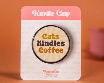 Katten, Kindles, Koffie Kindle Grip: Telefoonhouder van hars