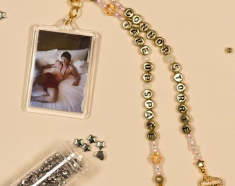 Heated Rivalry | Connor Storrie | Beaded Keychain | Photo Keyring