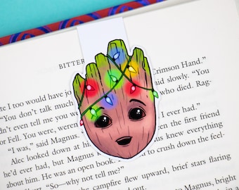 Baby Groot Magnetic Bookmark: Guardians of the Galaxy Christmas Lights
