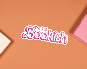 Holographic Bookish Sticker: "I'm Just Bookish" Kindle Decal