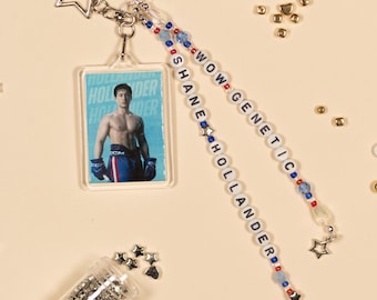 Rivalry Romance | Hockey Player Photo Keyring
