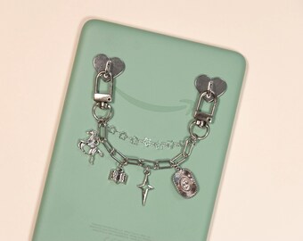 Cowgirl Kindle Charm | Western Kindle Accessory | Cowboy Hat, Horse & Book Charm | Bookish E-Reader Decoration | Reader Gift