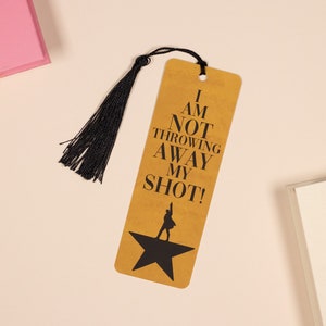 Hamilton Bookmark | Musical Theatre Bookmark | Hamilton Stage Show Gift