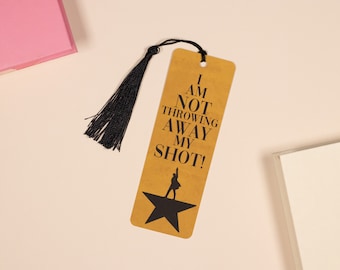 Hamilton Bookmark | Musical Theatre Bookmark | Hamilton Stage Show Gift