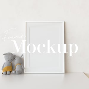 Nursery Mockup,Nursery Frame Mockup,Mockup Nursery Frame,Kids Room Mockup,Bear Toys,Frame Mockup,Mockup Frame,Mockup,3x4 Ratio Frame Mockup