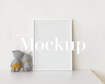 Nursery Frame Mockup: Kids Room Decor (3x4 Ratio) (Digital Download)