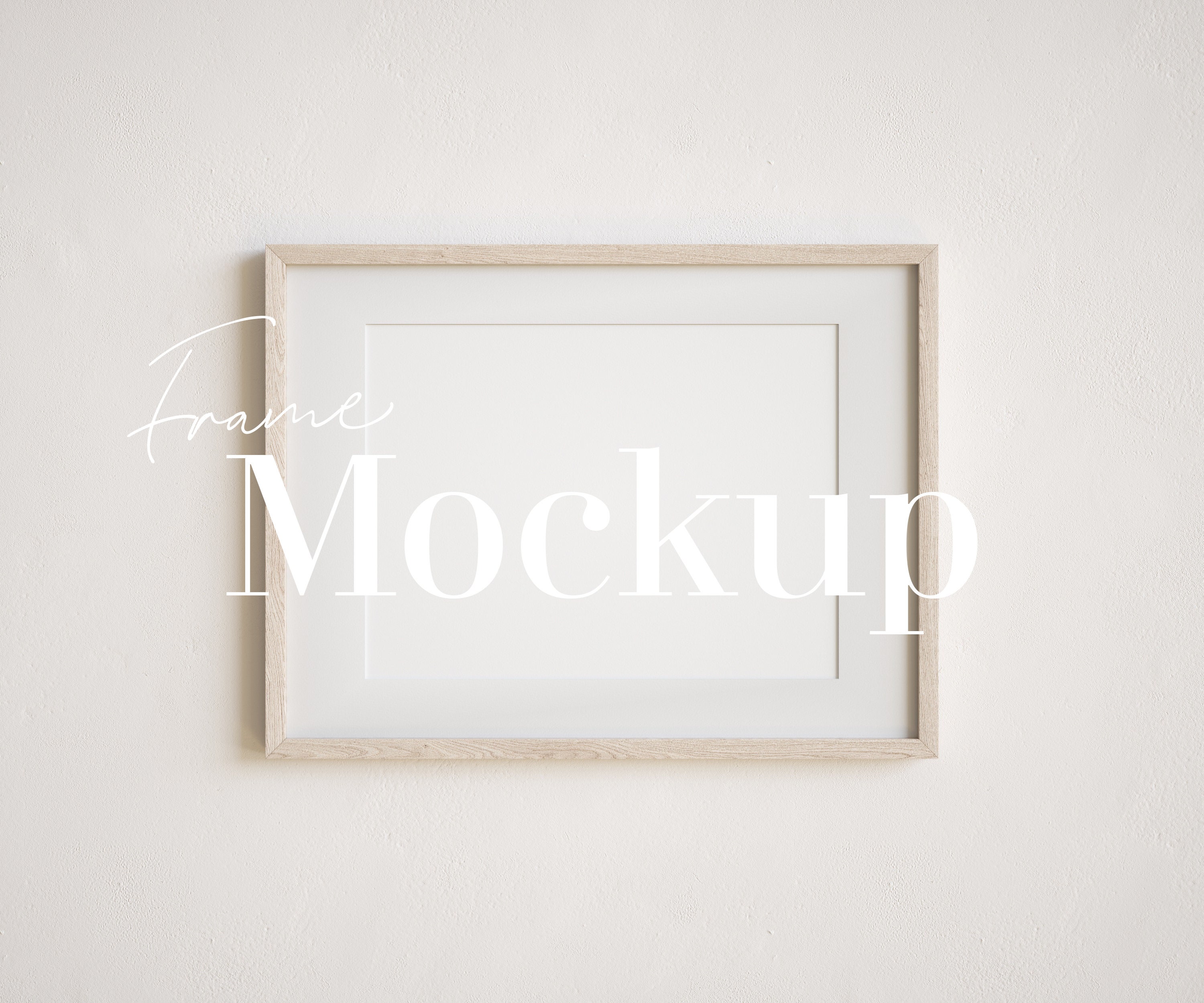 Landscape Frame Mockup 3:4 Ratio 12x9 16x12 24x18 Frame - Etsy