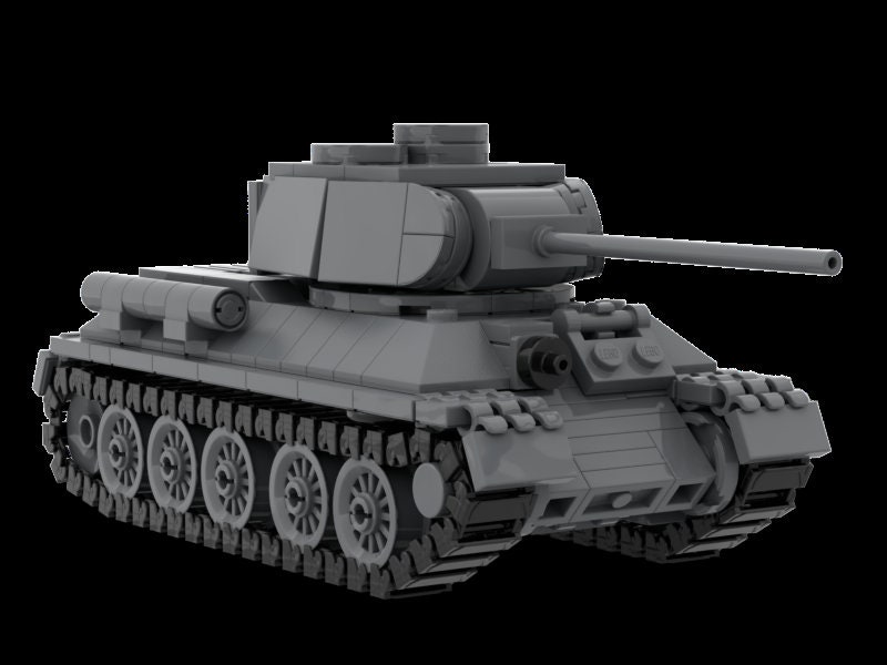 Lego T34 85 in 1 45th Scale Digital Instructions not a Physical Model. Etsy UK