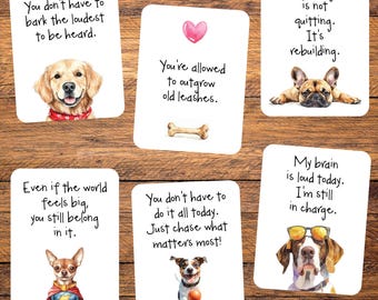 Daily Affirmation Cards, 30 Inspirational Quote Cards, Mental Health Gifts, Wellness Cards, Positive Affirmations, Motivation Cards