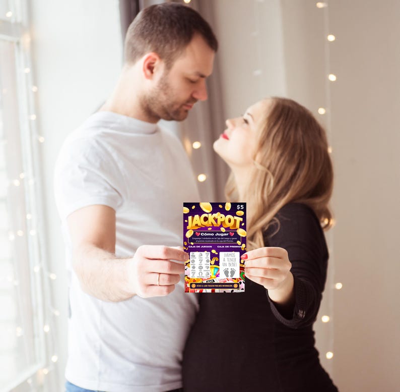 we're having baby lottery tickets