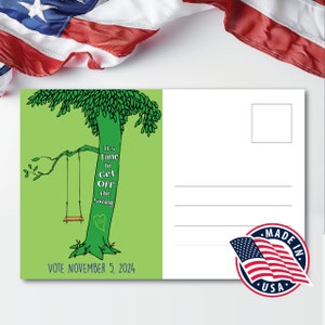 Postkarten für Swing-Wähler - Abstimmungspostkarten für Mailing 4 x 6 - Wählerpostkarten Schüttgut - Meistverkaufte Wählerpostkarten - Abstimmungspostkarten 100