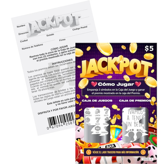 Anuncio de embarazo español - Anuncio de bebe - Anuncio de embarazo para abuelos - Pregancy loteria - Pregnancy scratch off cards