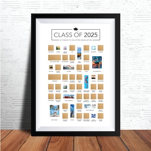 Senior Year 2025 Rubbelposter - Abschlussgeschenke der Eltern - Klasse von 2025 Geschenk - Senior Year 2025 Geschenke - Abschlussgeschenk - Abschluss