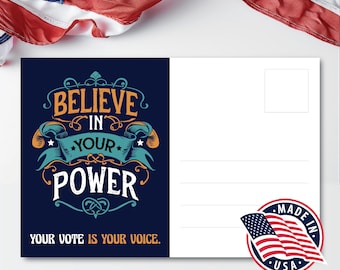 Vote Postcards Bulk - Voter Postcards - Postcards to Voters - Vote Postcard Pack - Postcards Your Vote Matters - Election Postcards to Voter