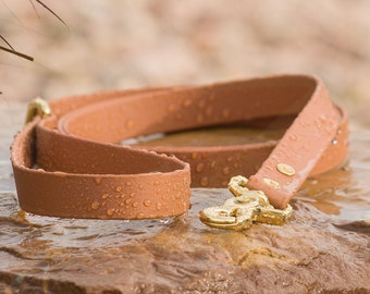 BioThane® Waterproof Dog Leash - Caramel