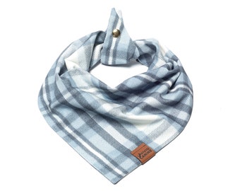 Dog Bandana - True Blue Plaid