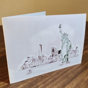 BIGLIETTI D'AUGURI The Travelling Artist/ USA/ Washington, New York e altro/ piegato, 300 g, senza testo Cartoncino/ Biglietti d'auguri, Cartoline