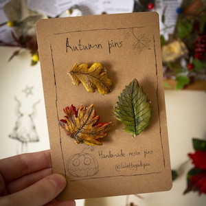 Baby leaf pins - mushrooms,goblincore,cottagecorefashion,faecore,pins,cozy,woodland,hobbitcore,fairytales,fall,autumncore,cosyoutfit