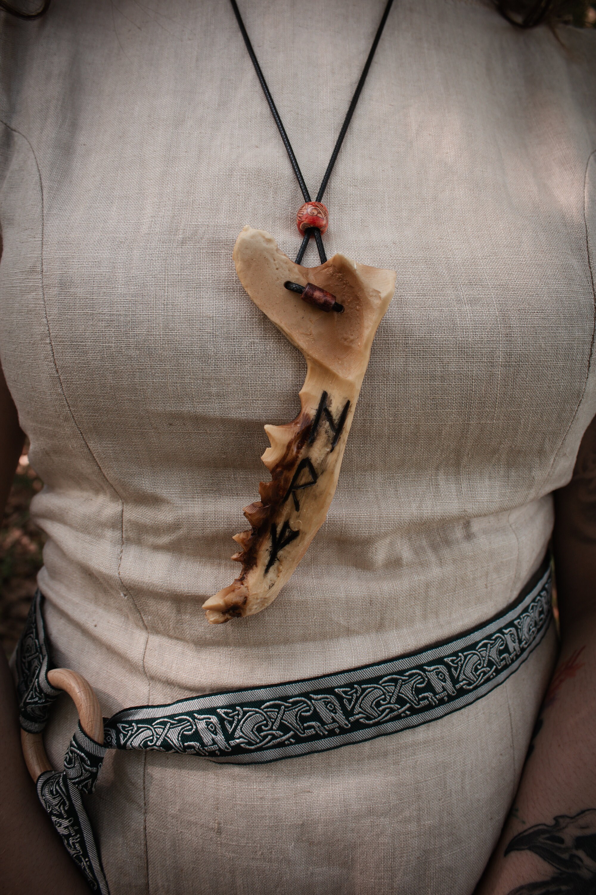 顎ネックレス - フォークロア、異教、コスプレ、LARP、ウェアラブル 