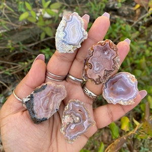 Wunderschöne rosa Ojo Laguna Achats aus Mexiko, Listing is for ONE, Swirling Colors, Achats aus Mexiko, Gemmy Gems