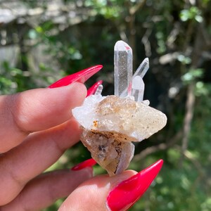 Clear Quartz Cluster with Terminated Points, Clear Quartz, Cluster Crystal, Gemmy Gem