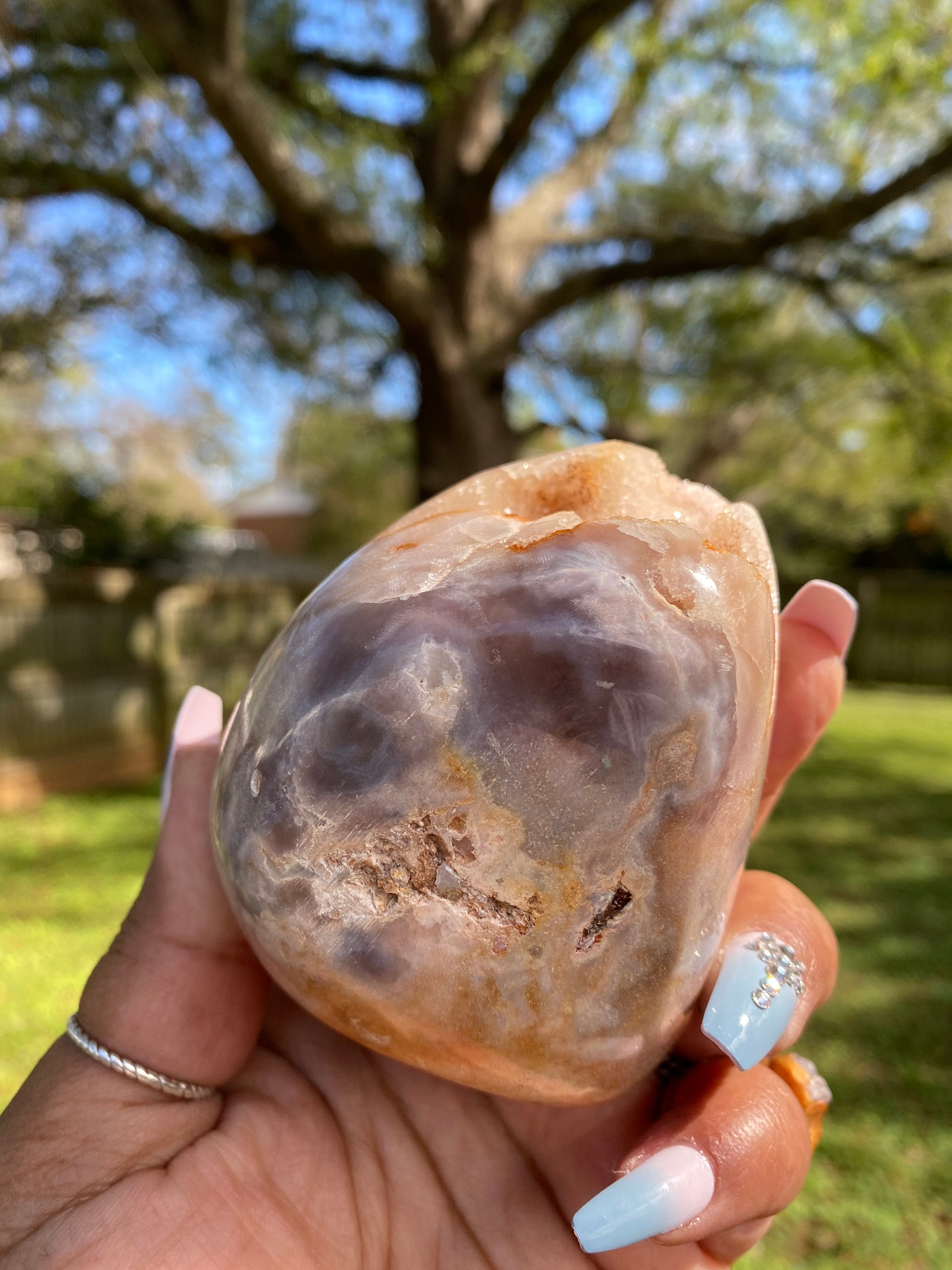 ピンク アメジスト & ドゥルージー フリーフォーム、自立型、ピンク