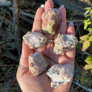Gorgeous Pink Ojo Laguna Agates From Mexico, Listing is for ONE