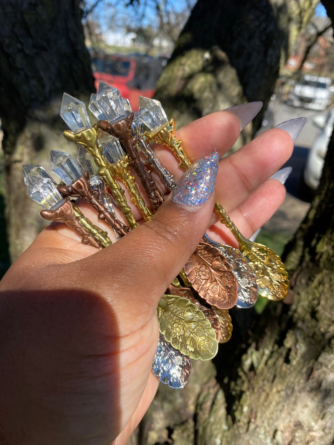 Crystal Spoon, Listing is for ONE, Trinkets, Collectables - Etsy