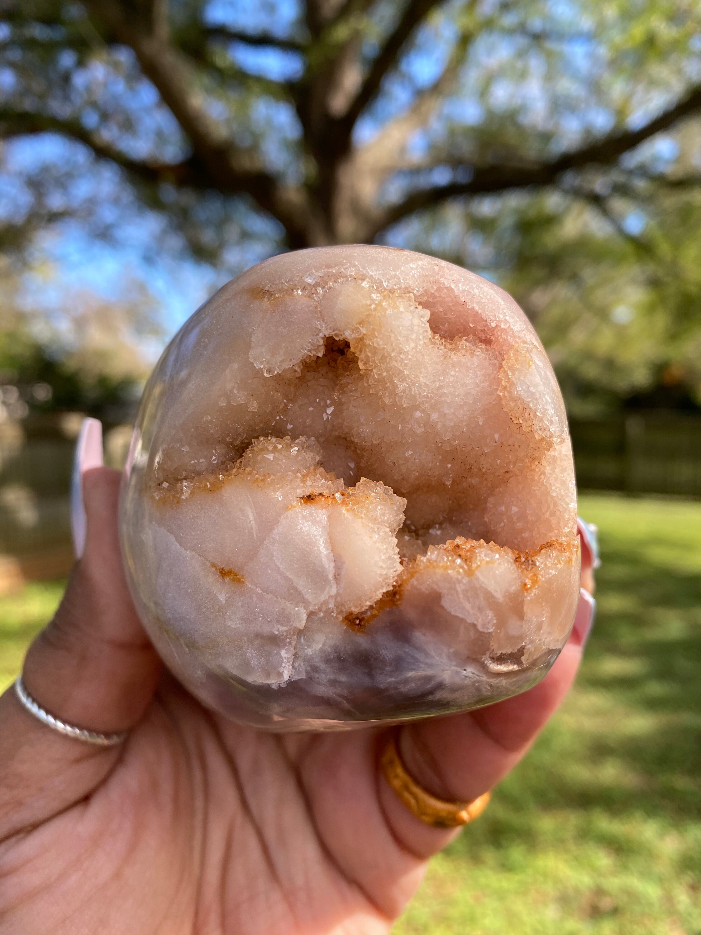 ピンクアメジスト　フリーフォーム　レッド　ドゥルージー ピンク アメジスト & ドゥルージー フリーフォーム、自立型