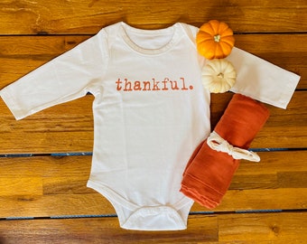 thankful onesie