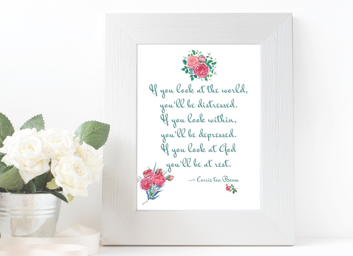 Corrie Ten Boom if You Look at the World, You