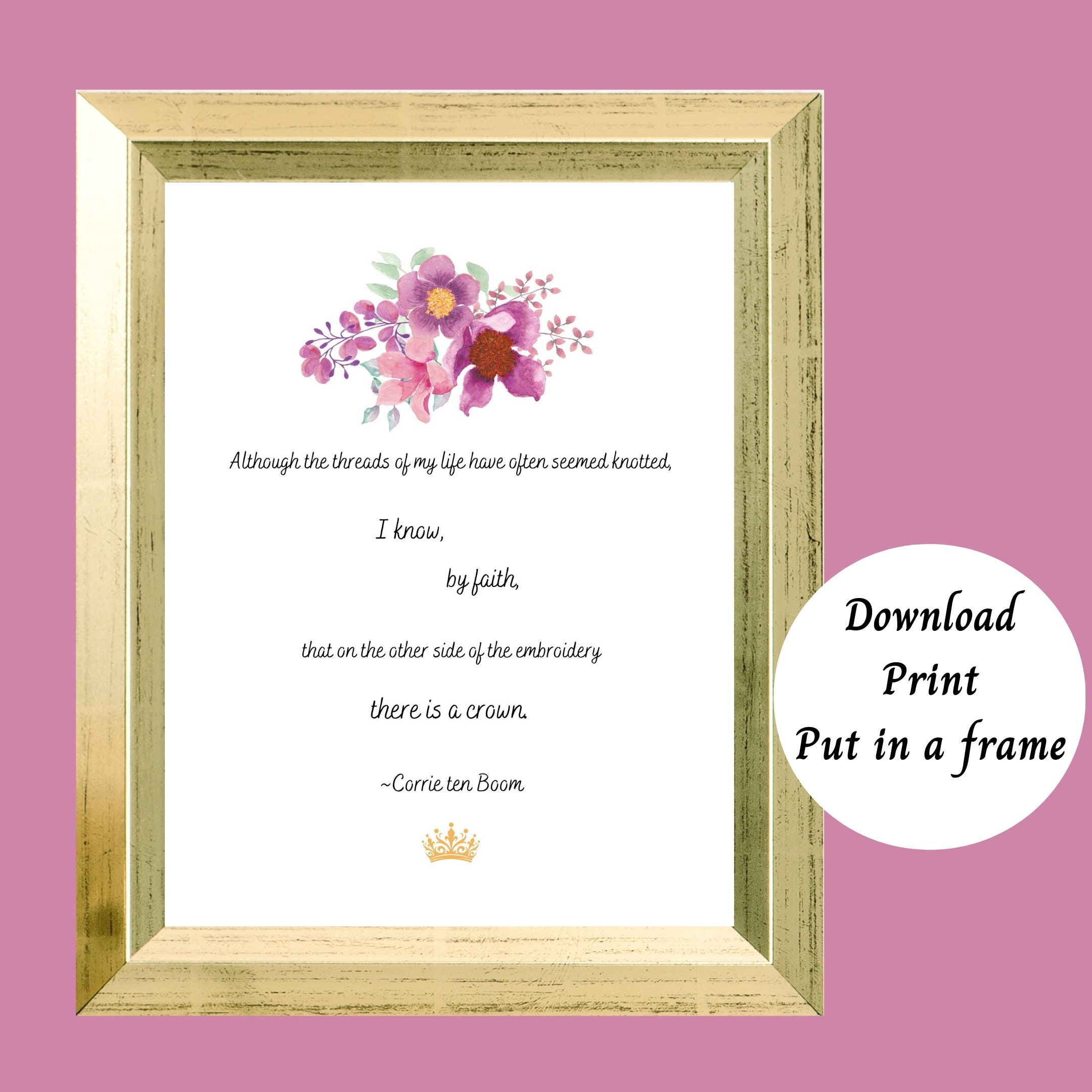 Corrie Ten Boom Quote Printable - Etsy