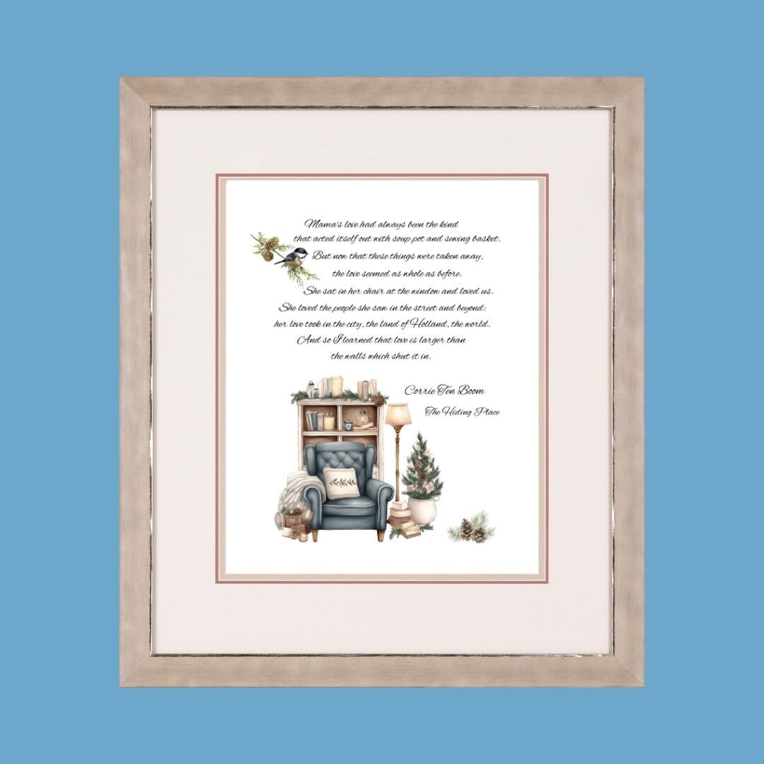 Corrie Ten Boom Printable Quote From the Hiding Place - Etsy