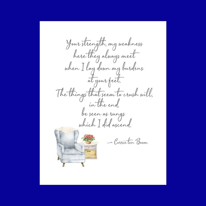Corrie Ten Boom Printable Set Includes Two of Her Famous Quotes - Etsy