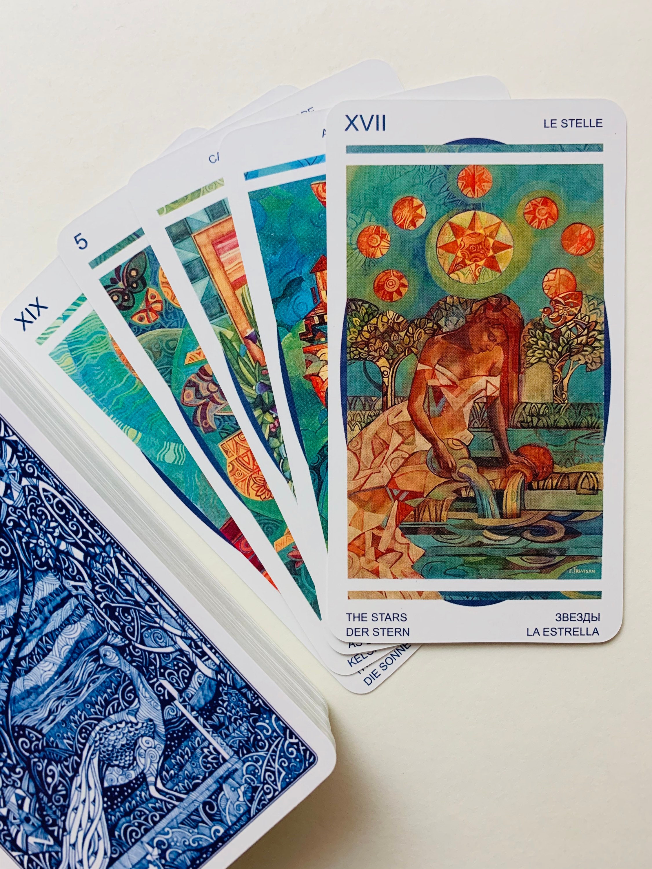 Rare Edition of the Crystal Tarot 78 Cards Decktarottarot Etsy