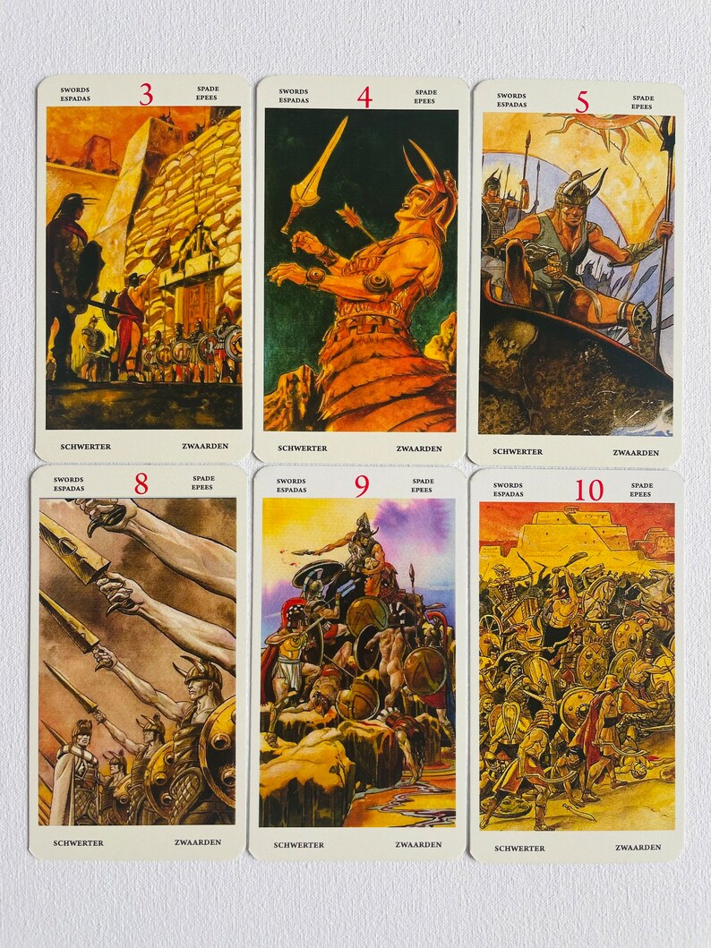 Rare Tarot of Atlantis 78 Cards DeckTarotTarot CardsTarot image 9